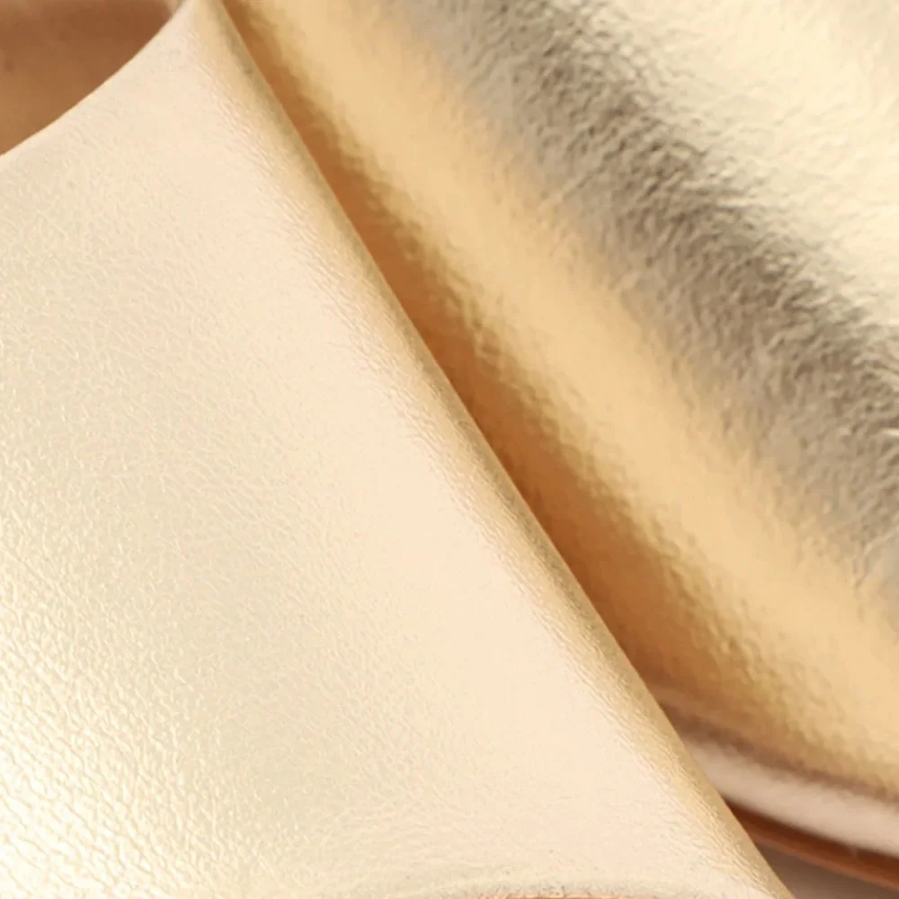 NWOB Schutz | Dethalia Metallic Leather Sandal